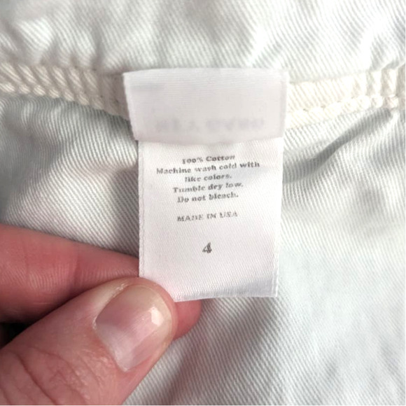 Hey Gang The Miner Denim Overall Shorts in Washed Railroad Stripe, Size XL - Picture 7 of 8